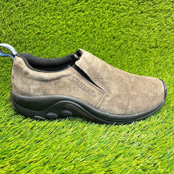 Merrell Jungle Moc Mens Size 7.5 Brown Black Casual Walking Suede Slip On Shoes main image 7